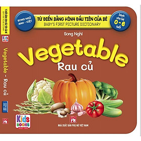 Sách – Baby’S First Picture Dictionary – Từ Điển Bằng Hình Đầu Tiên Của Bé – Rau Củ – Vegetable (Bìa Cứng)