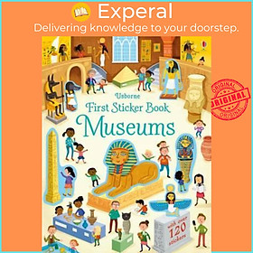 Sách - First Sticker Book Museums by Holly Bathie (UK edition, paperback)