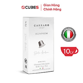 Cà phê viên nén Carraro Gourmet Blends – Hàng nhập khẩu từ Ý - Tương thích với máy Nespresso