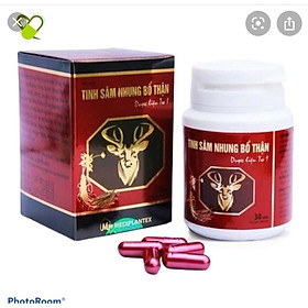 TINH SÂM NHUNG BỔ THẬN - Lọ 30 viên - Bồi bổ toàn thân - Tăng cường sinh lực