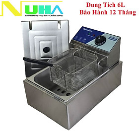 Mua Bếp chiên nhúng ngập dầu 6L Raiden RD-1106  Inox  Hàng chính hãng