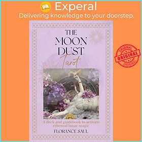 Sách - The Moon Dust Tarot - A deck and guidebook to activate ethereal lunar ma by Florance Saul (UK edition, paperback)