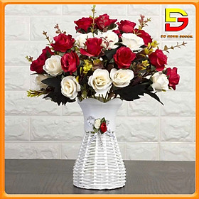 Mua Lọ Hoa Để Bàn Bình Hoa Nhựa Decor Nhiều Mẫu Cao 35cm Trang Trí Bàn Trà Kệ Tủ