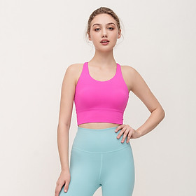Áo tập Yoga Gym croptop 4 dây cho nữ Hibi Sports CR808 - Kèm mút nâng ngực