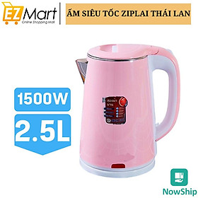 Mua Ấm Siêu Tốc Ziplai Thái Lan 2 Lớp Cao Cấp 2 5L