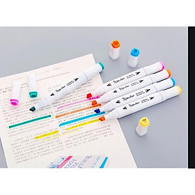 Bộ 24 bút màu dạ quang kèm túi đựng