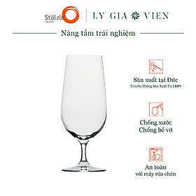 Cốc Bia Pha Lê Cao Cấp Stölzle Grand Cuvée Beer Glass - Thiết Kế Tinh Xảo - Món Quà Hoàn Hảo Dành Cho Người Yêu Thích Beer