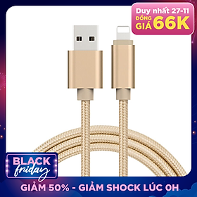 Cáp sạc iphone dây dù chống đứt 2m