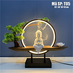 Mua Tượng phật Adida có vòng đèn Led sáng đẹp T05