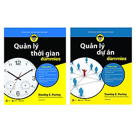 Combo sách Quản Lý Dự Án For Dummies và Quản Lý Thời Gian For Dummies tặng cuốn truyện song ngữ bất kì