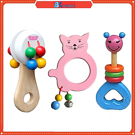 Đồ chơi xúc xắc cho bé, Lúc lắc 8 bi - Đồ chơi gỗ Winwintoys