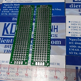 Mua 5 cái test board PCB xanh 2 mặt 1.6mm 2*8cm kde3280