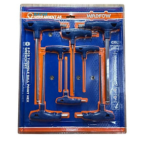 Mua BỘ 8 CỜ LÊ LỤC GIÁC ĐẦU BI TAY CẦM CHỮ T WHK2481 WADFOW - HÀNG CHÍNH HÃNG