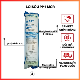 Chính Hãng - Lõi Lọc Nước RO Số 3 Lõi PP 10