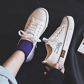 Giày vải canvas phong cách Hàn Quốc thời trang cho nữ