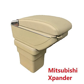 Hộp tỳ tay xe hơi cao cấp Mitsubishi Xpander tích hợp 7 cổng USB - Mầu Đen và Be