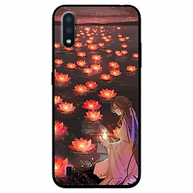 Ốp lưng dành cho Samsung A01 mẫu Thả Hoa Đăng