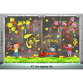 Mua DECAL TRANG TRÍ TẾT 2024 CHO CỬA HÀNG PHONG THUỶ