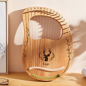 Mua ĐÀN HẠC LYRE HARP CEGA 16 DÂY MÀU GỖ CG01