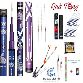 Combo bộ Cần câu tay Huyền Ảnh 5H tặng bộ phụ kiện săn hàng  sale giá rẻ