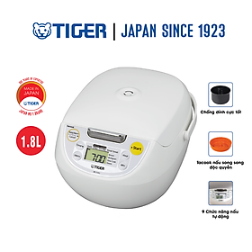 Nồi cơm điện tử tiger jbv-s18w - 1.8 lít - hàng chính hãng