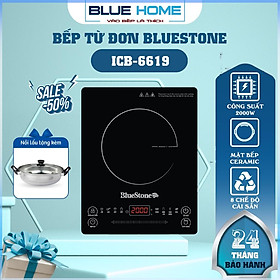 Mua Bếp Từ Đơn BlueStone ICB-6619  Công Suất 2000w - Cảm Ứng  Hàng Chính Hãng