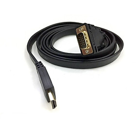 Cáp chuyển tín hiệu từ HDMI qua VGA M-PARD MH302 dài 1m8 - hỗ trợ âm thanh và hình chất lượng cao (đen) HÀNG CHÍNH HÃNG