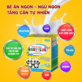 Siro Ăn Ngon BABYPLUS Hapi Cho trẻ biếng ăn, tăng cân tự nhiên