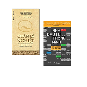 Hình ảnh Combo 2 cuốn sách Kĩ Năng Làm Việc : Nhà Đầu Tư Thông Minh (Tái Bản 2020) + Quản Lý Nghiệp (Tái Bản)