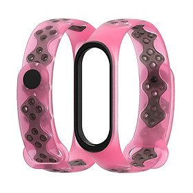 Mua Dây đeo thay thế cho Xiaomi Miband 3 và 4 MB15 &01 phối 2 mầu