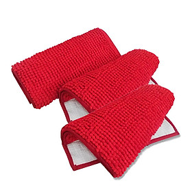 Mua Bộ 3 thảm lau chân san hô sợi lớn siêu thấm cao cấp (màu ngẫu nhiên)