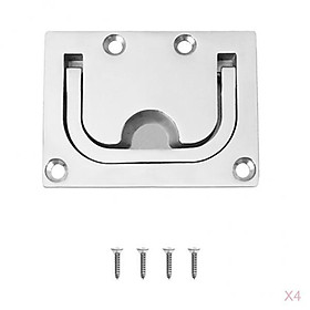 4pcs Boat  Cabinet Drawer Lift / Pull Handle 316 Marine Stainless Steel