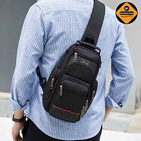 Túi Đeo Chéo Chống Nước Đa Năng Xbags Apex Cá Tính Cao Cấp Màu Đen - Nhiều Ngăn Tiện Dụng Đi Chơi Du Lịch Năng Động XB9103!