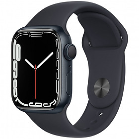 Đồng Hồ Thông Minh Apple Watch Series 7 GPS Only Aluminum Case With Sport Band (Viền Nhôm & Dây Cao Su) - Hàng Chính Hãng