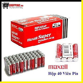 Hình ảnh Pin Maxell Super Đỏ - Hộp 40 Viên Pin Tiểu AA (2A) 1.5V