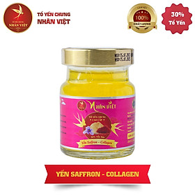 Yến Sào Chưng Saffron Collagen Nhân Việt 30% Yến Nguyên Chất Hũ 70ml