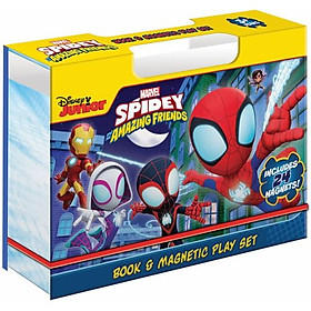 Spidey And His Amazing Friends - Book & Magnetic Play Set