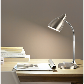 Mua Đèn đọc sách để bàn Plating Black Metal Flexible Gooseneck Desk Lamp (Gồm bóng đèn)