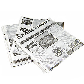 100Pcs Oilpaper Food Wrapper Paper for Bread Sandwich Burger Fries Packaging Baking