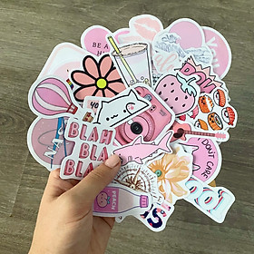 Hình ảnh Sticker Peach Màu Lòng Đào Hình Dán Trang Trí Nón Bảo Hiểm Va Ly Decal Chống Nước Chất Lượng Cao Bomb Laptop Xe Đạp Xe Máy Xe Điện Motor Máy Tính Học Sinh Tủ Quần Áo Nắp Lưng Điện Thoại