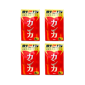 Combo 4 hộp viên uống Rizin Nhật Bản - Phục hồi sinh lý nam giới