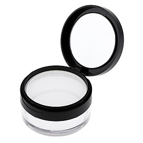 10G Empty DIY Makeup Loose  Case Cosmetic Blush Container Black S