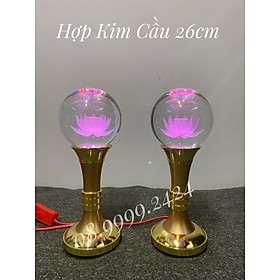 Mua ĐÈN THỜ PHA LÊ CAO CẤP CẦU  26 cm (1 CẶP)