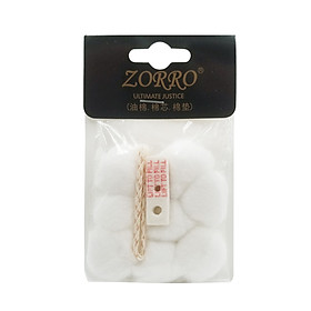 Bông Chuyên Dụng Dùng Cho Vỏ Hột Quẹt Bật Lửa Xăng Đá Cao Cấp - Phụ Kiện 3 Món