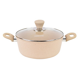 Nồi Nhôm Chống Dính Vân Đáy Từ Happy Cook Charm