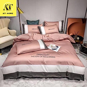 Bộ Chăn Ga Gối Lụa LAN PHAM BEDDING Đơn Giản Mà Cực Chất - Màu Hồng