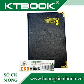 Gói 5 cuốn Sổ ghi chép Bìa Da Đen KTBOOK cao cấp KT 3 mỏng dòng kẻ ngang