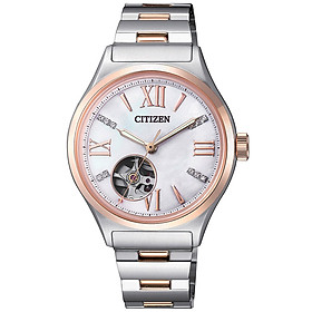Đồng Hồ Nữ Citizen Đính Đá Swarovski Dây Thép Không Gỉ PC1009-51D - Mặt Xà Cừ (Sapphire)