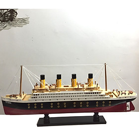 Mô Hình Du Thuyền Gỗ RMS Titanic (Thân 60cm - Gỗ Sơn)