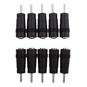 10Pieces DC Power Adapter 2.5x0.7mm Male Plug to 5.5x2.1mm Female